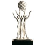 Trophée golf bronze fabrication