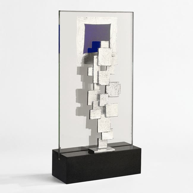 Trophée verre création original