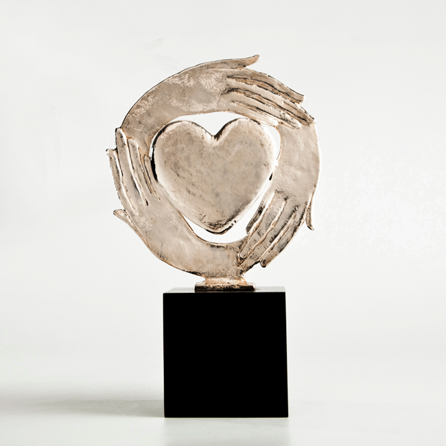 sculpture cœur