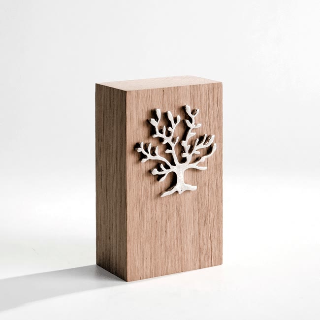 trophée bois arbre 