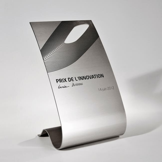  trophée sur mesure en aluminium