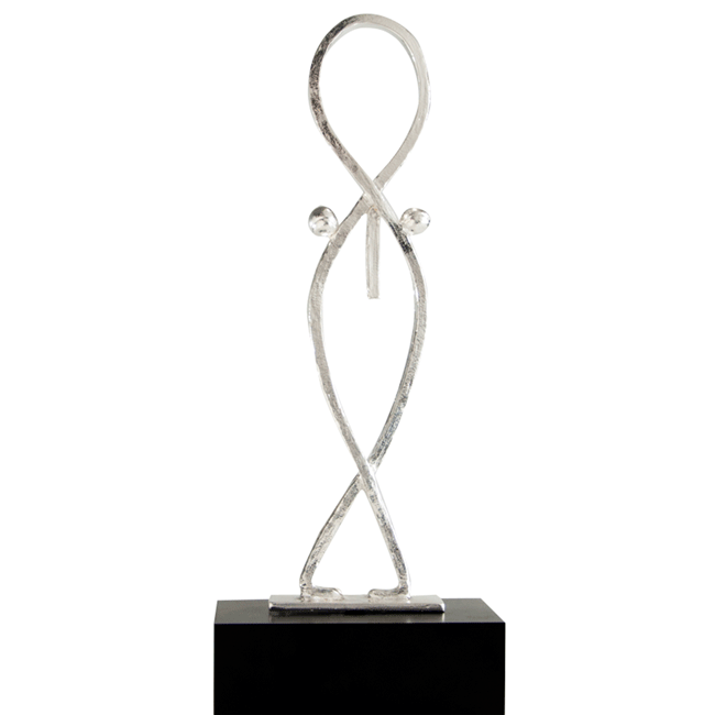Trophée tennis contemporain création