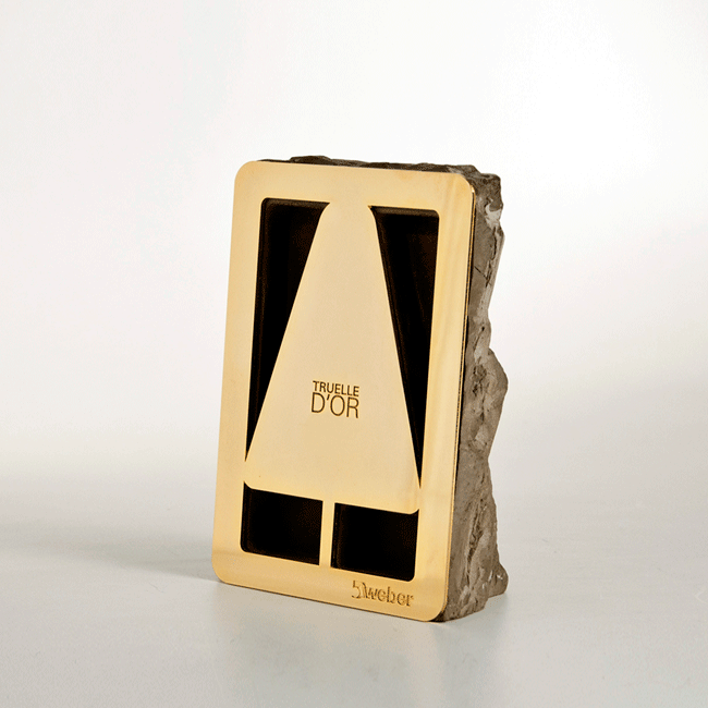 Trophée sur mesure Groupe Weber
