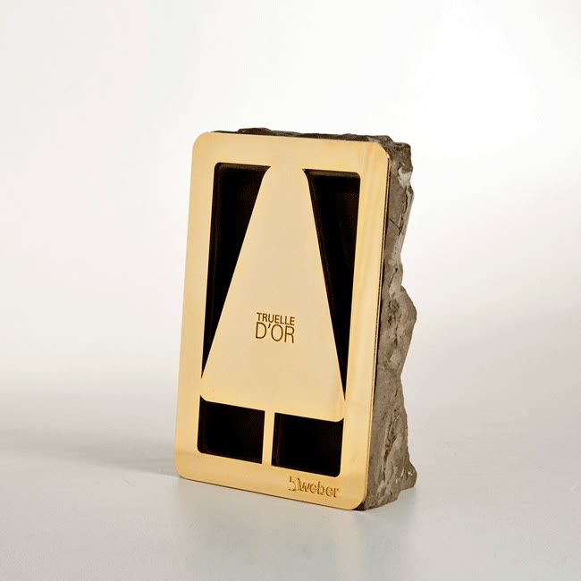 Trophée sur mesure Groupe Weber