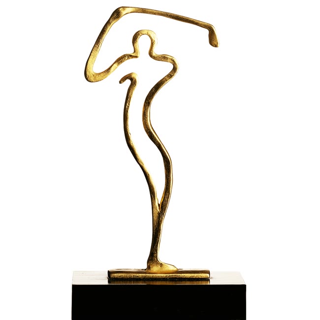 Trophée golf moderne création