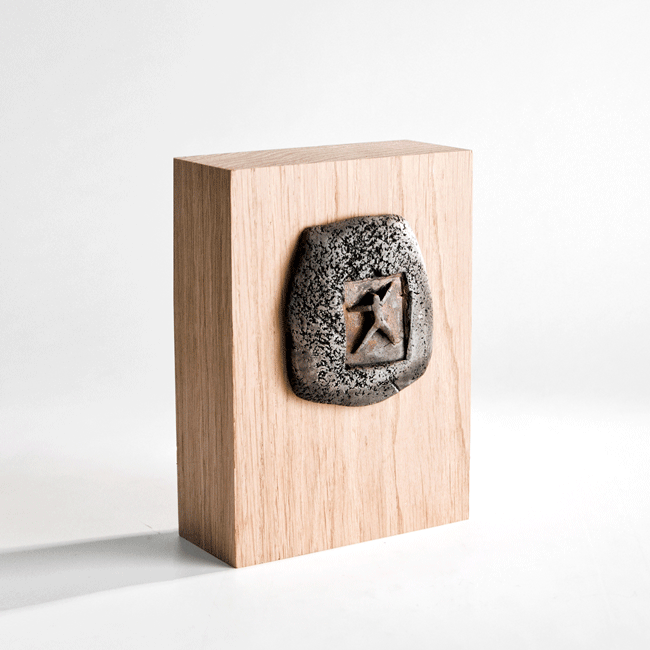 trophée bois moderne 