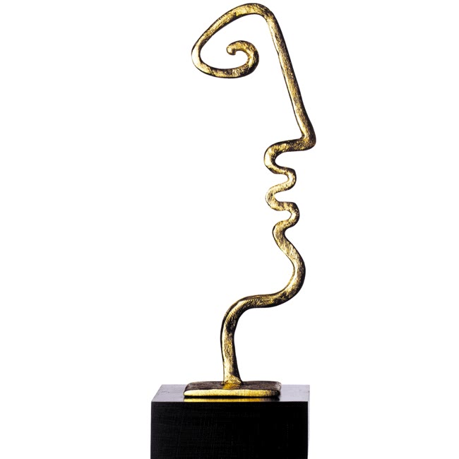  Trophée en métal Face