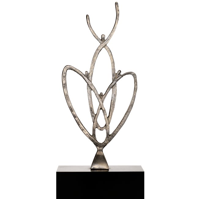 Trophée métal équipe vente
