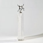 Trophée en verre artistique