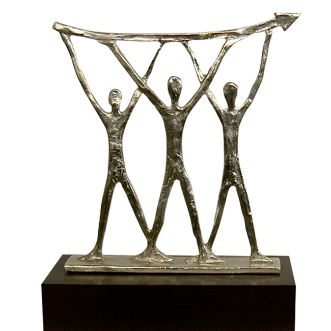  Trophée en métal Olympe