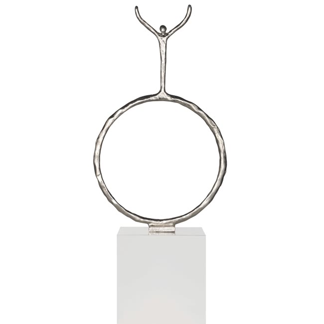 Trophée métal homme moderne