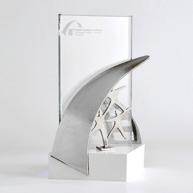  Création d'un trophée sur mesure pour Saint Gobain