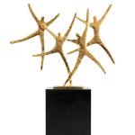 Trophée en métal Tétra