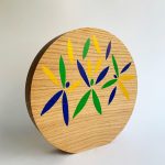 trophee bois avec impression couleur